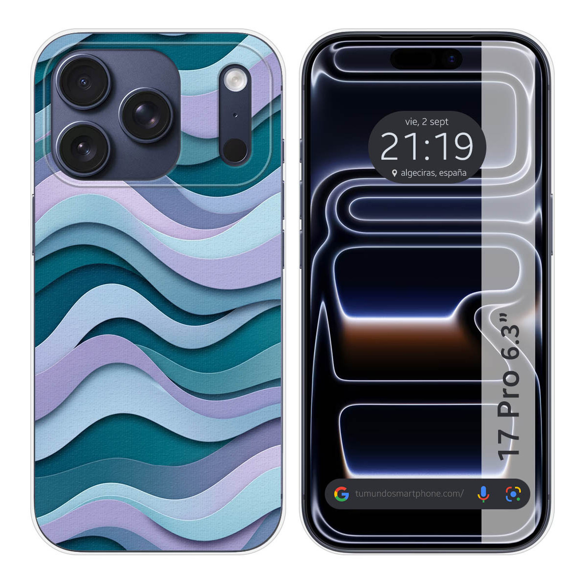 Funda Silicona para Iphone 17 Pro (6.3) diseño...