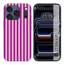 Funda Silicona para Iphone 17 Pro (6.3) diseño Lines 01...