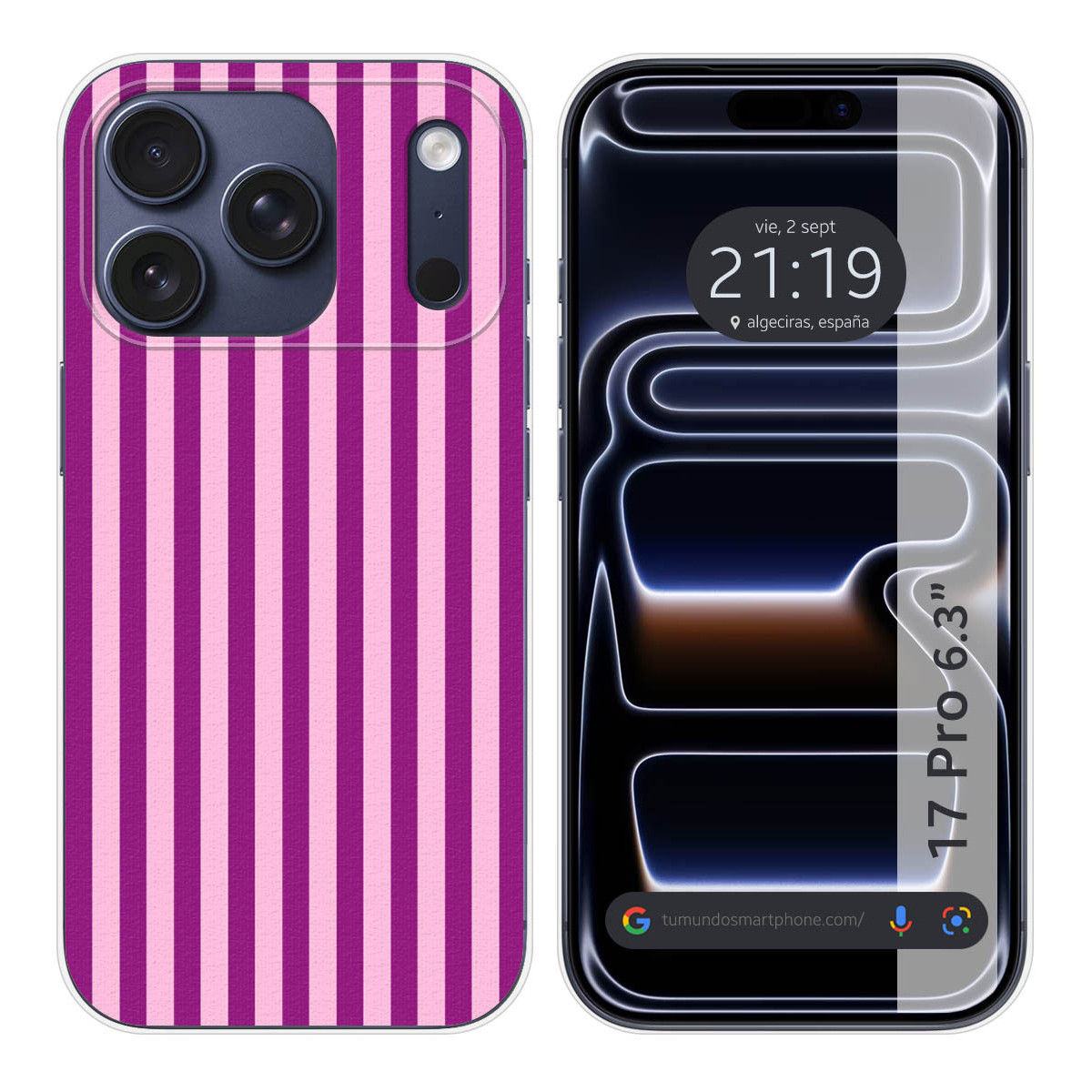 Funda Silicona para Iphone 17 Pro (6.3) diseño...