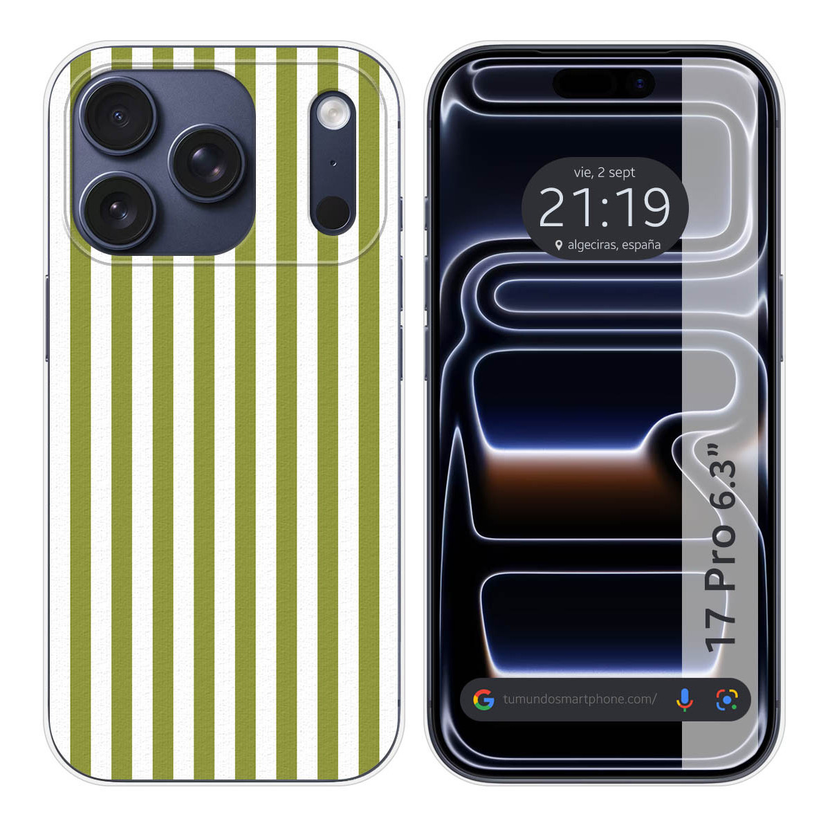 Funda Silicona para Iphone 17 Pro (6.3) diseño...