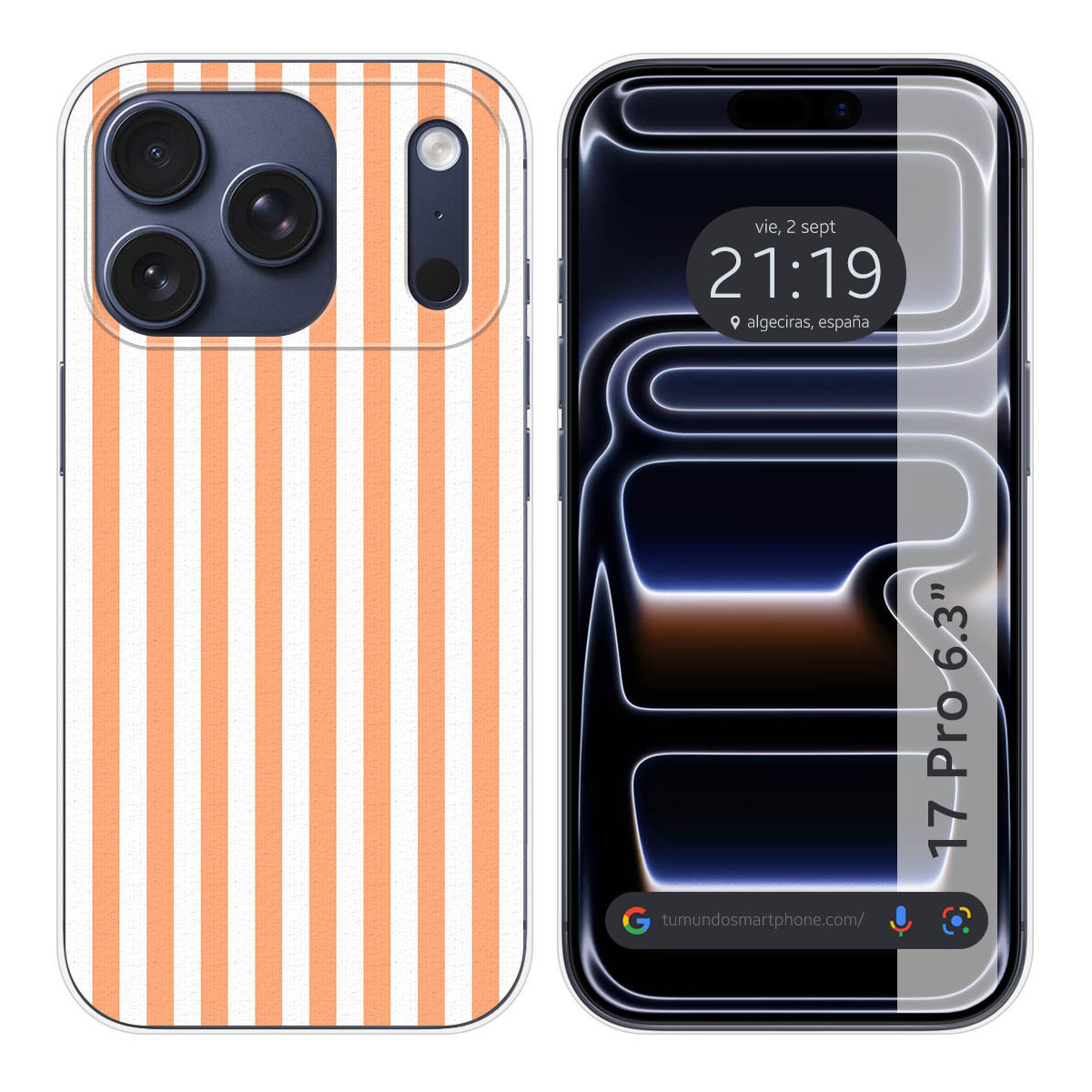 Funda Silicona para Iphone 17 Pro (6.3) diseño...