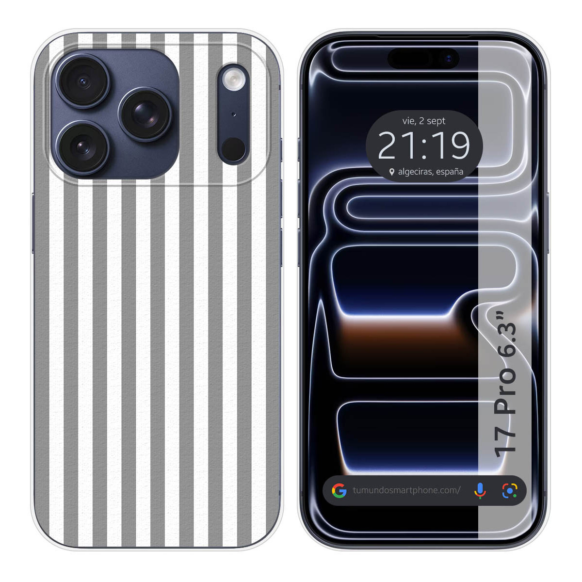 Funda Silicona para Iphone 17 Pro (6.3) diseño...