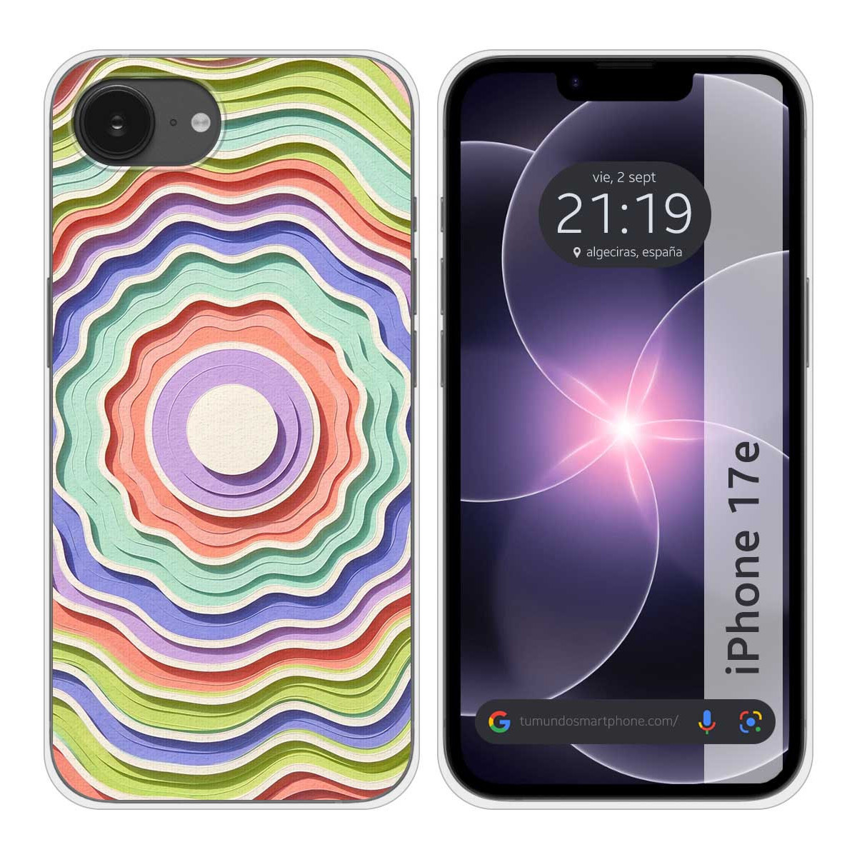 Funda Silicona para IPhone 17e (6.1) diseño...