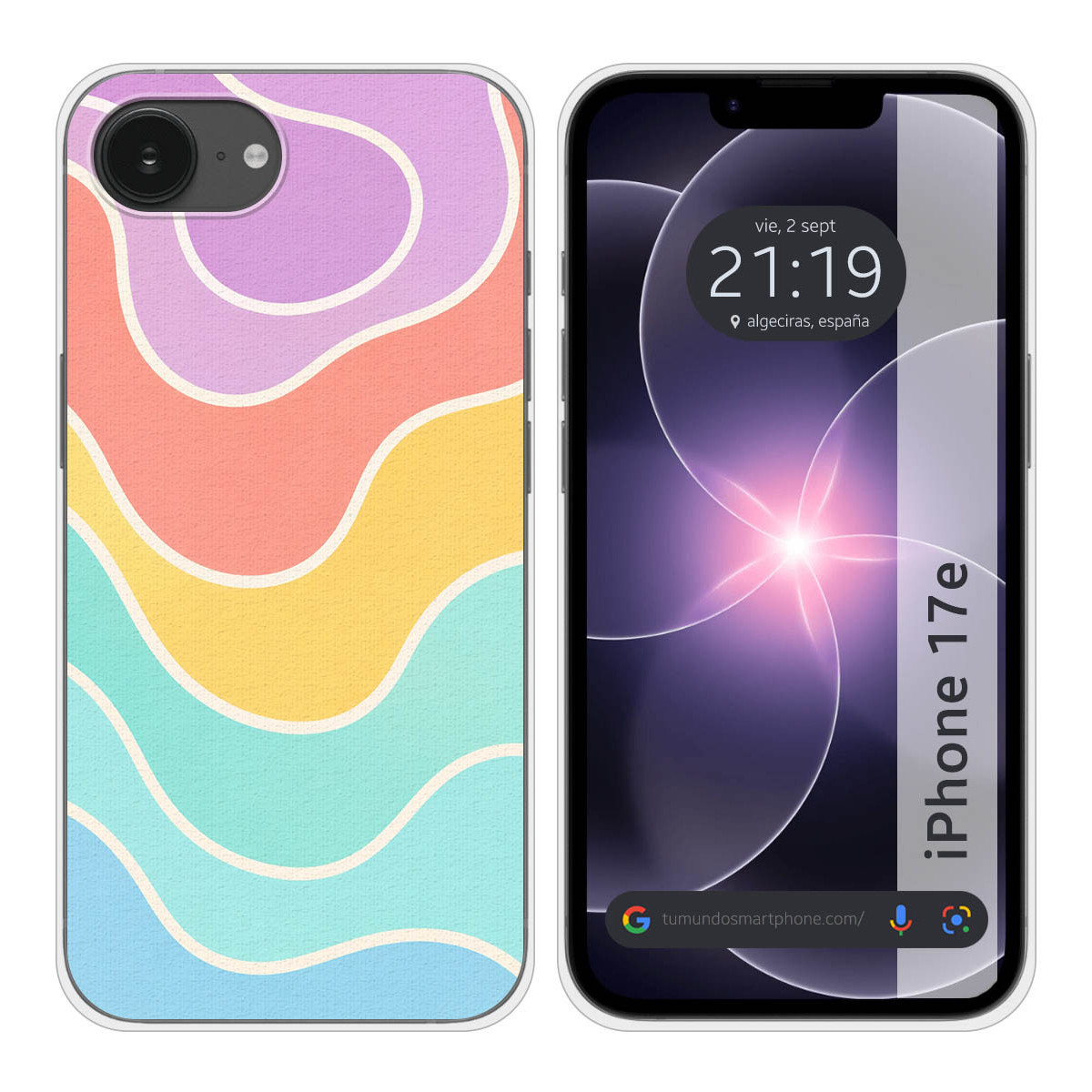 Funda Silicona para IPhone 17e (6.1) diseño...
