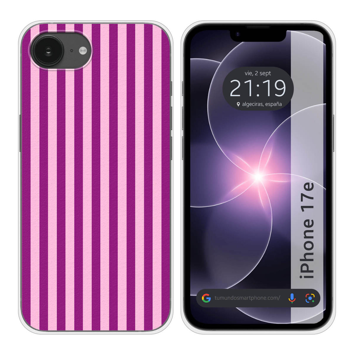 Funda Silicona para IPhone 17e (6.1) diseño Lines 01 Dibujos