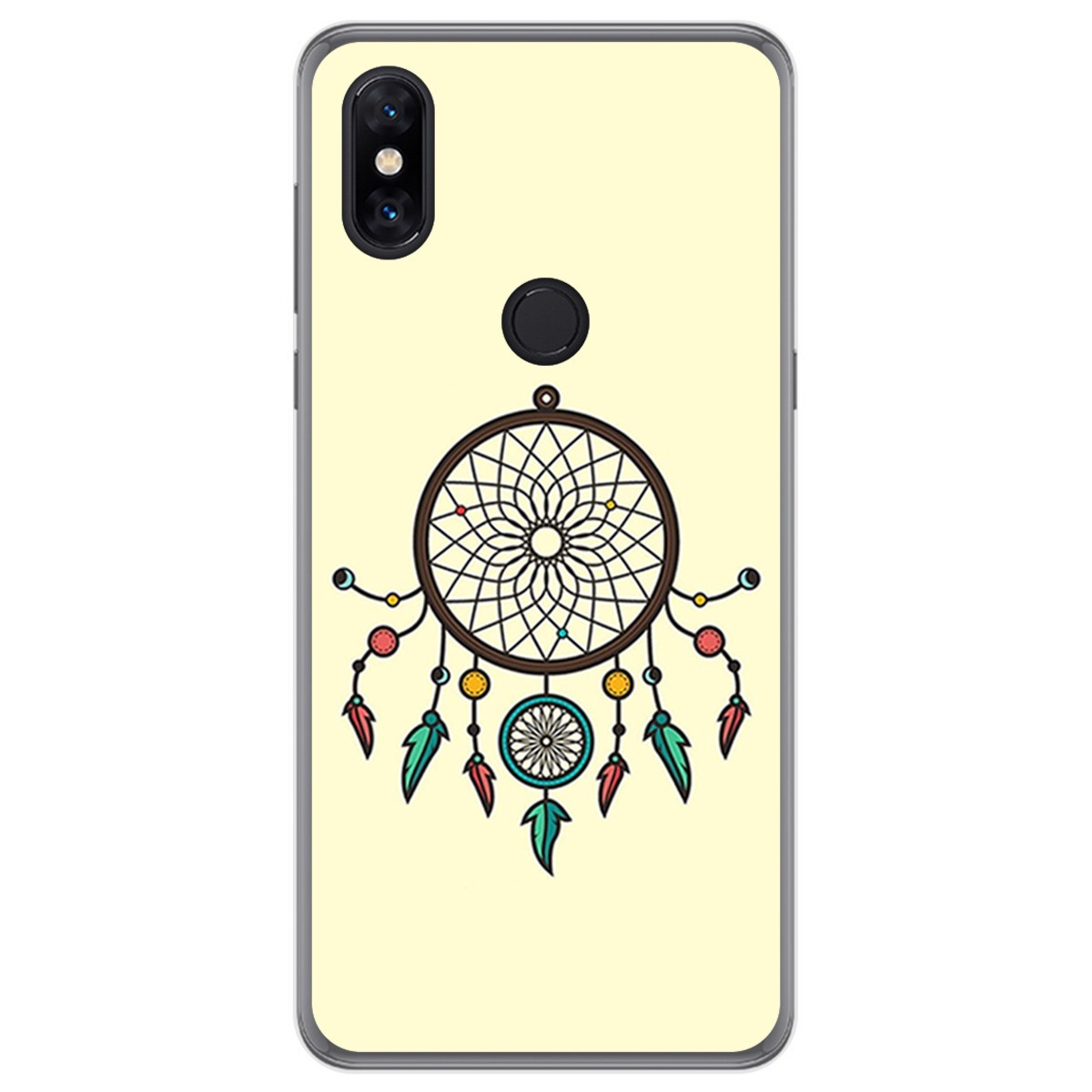 Funda Gel Tpu para Xiaomi Mi Mix 3 diseño Atrapasueños Dibujos