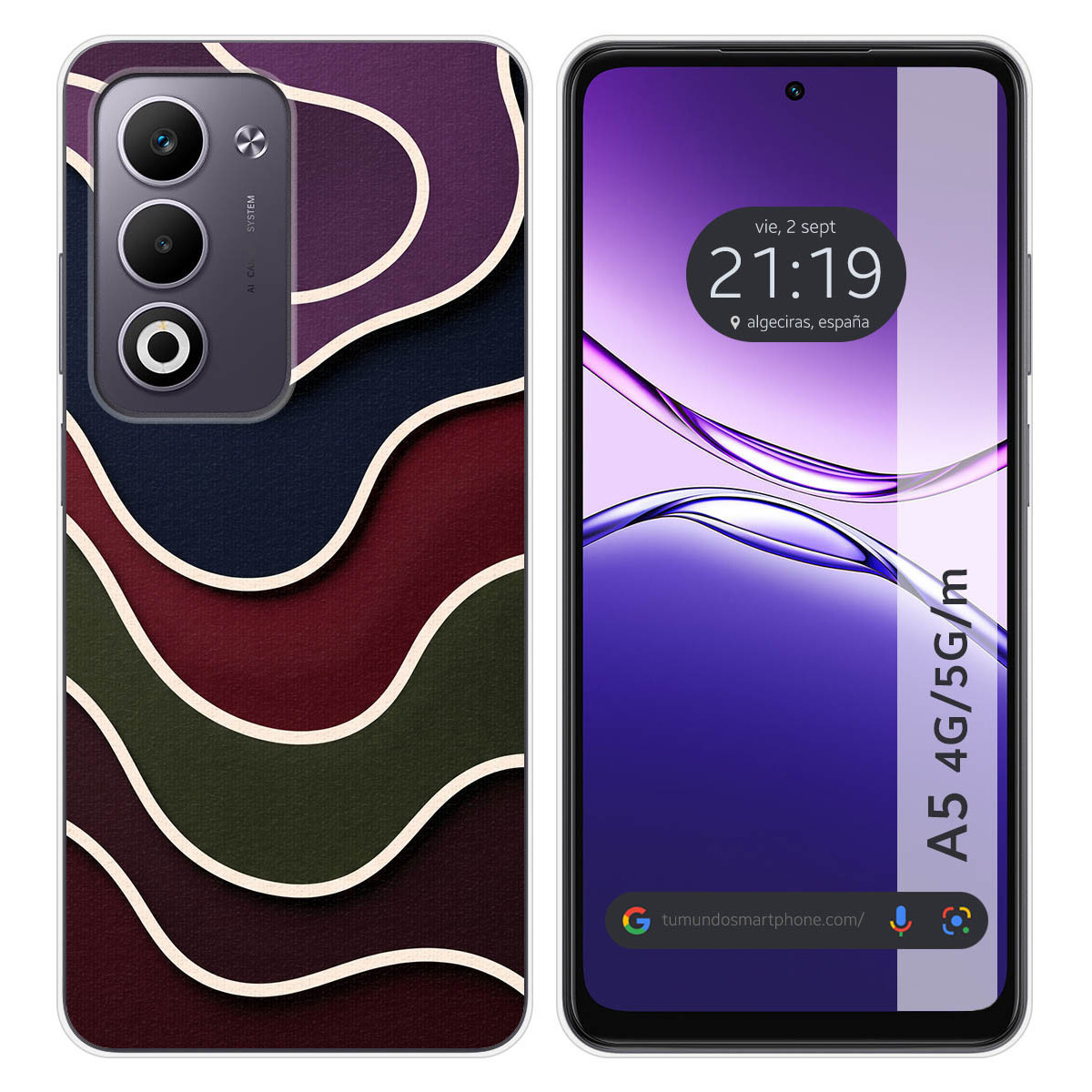 Funda Silicona para Oppo A5m / A5 4G / 5G...