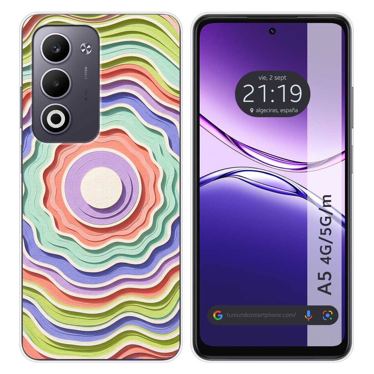 Funda Silicona para Oppo A5m / A5 4G / 5G...