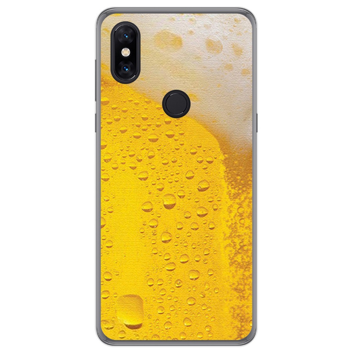 Funda Gel Tpu para Xiaomi Mi Mix 3 diseño Cerveza Dibujos