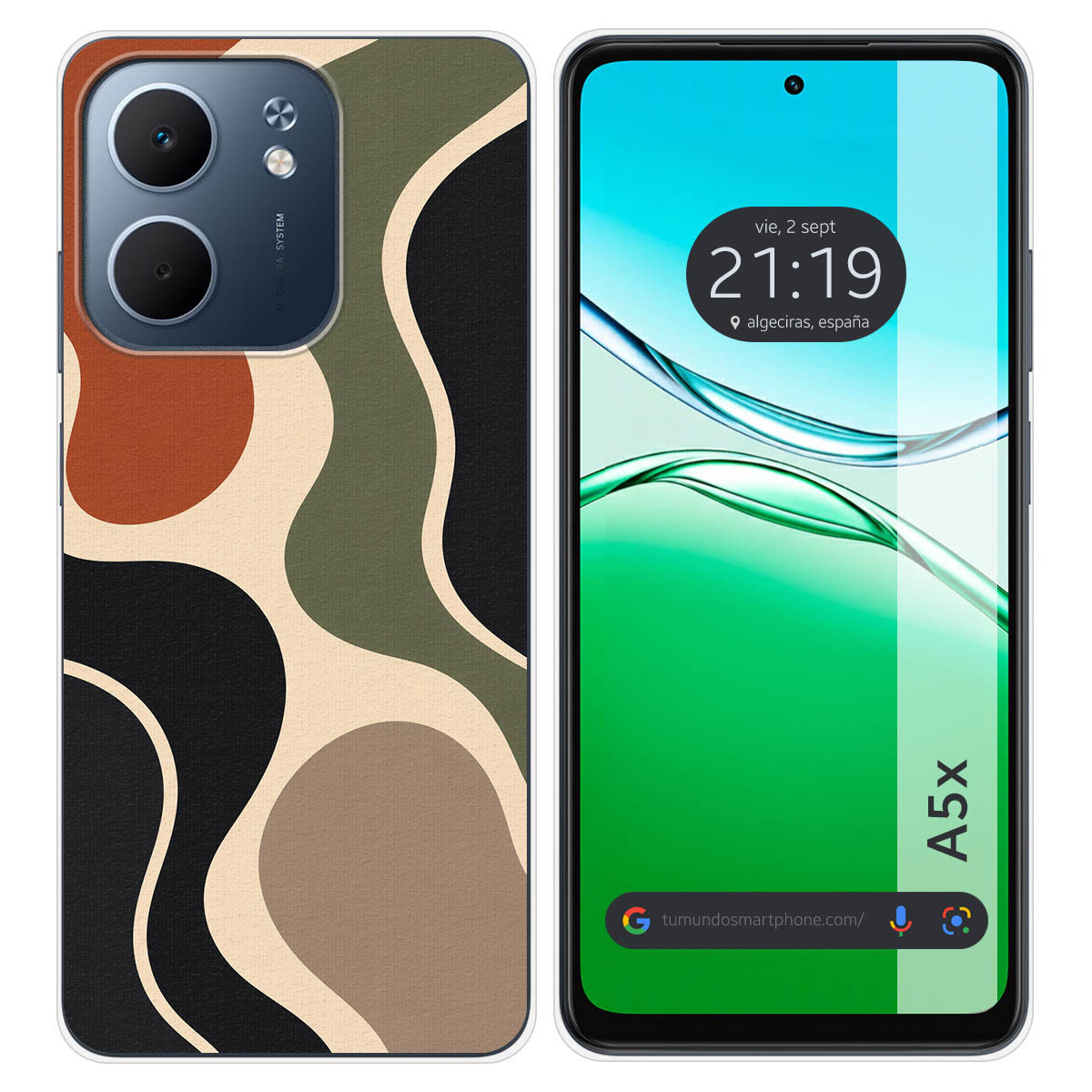 Funda Silicona para Oppo A5x diseño Splash 02...