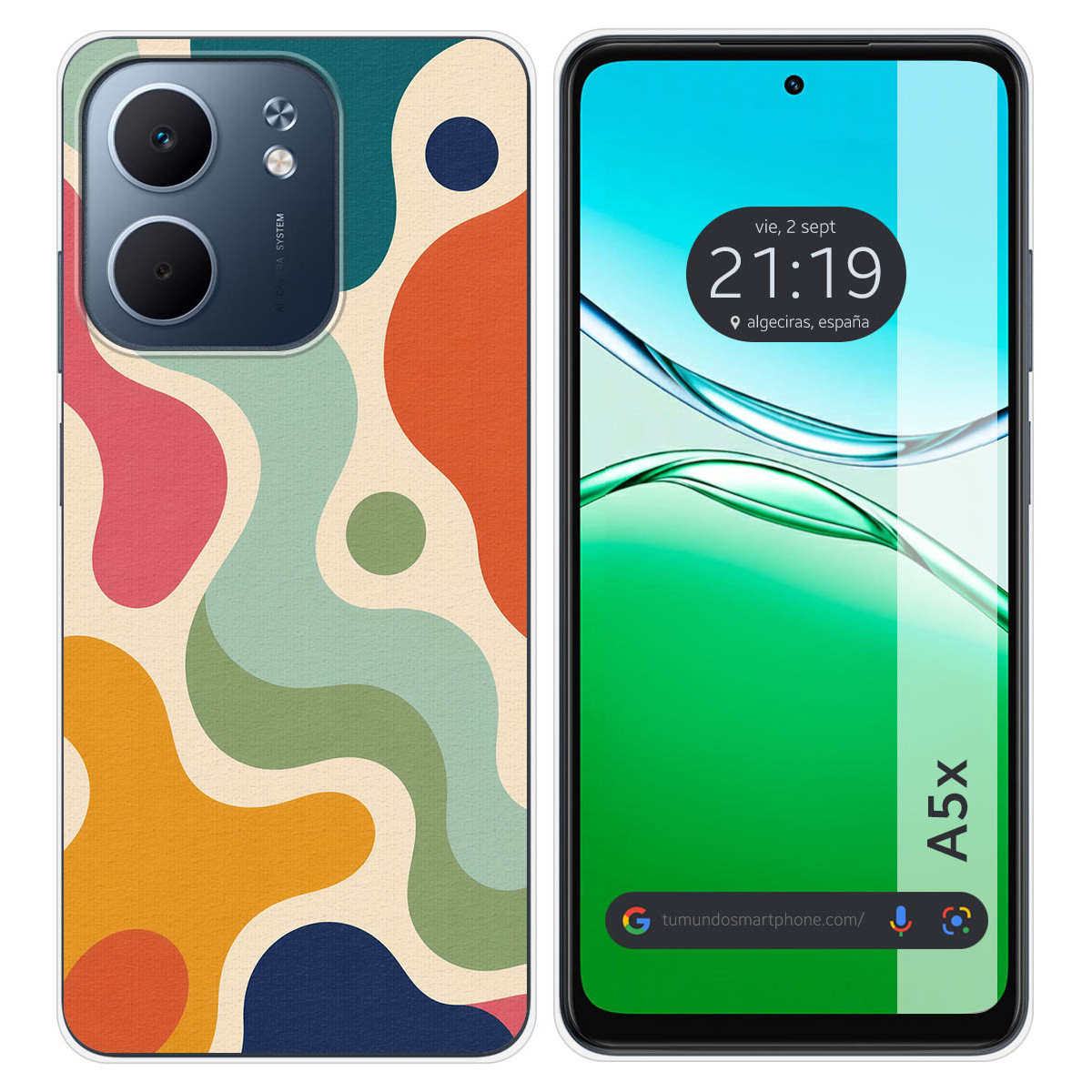 Funda Silicona para Oppo A5x diseño Splash 04...
