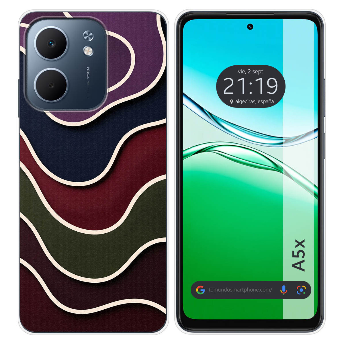 Funda Silicona para Oppo A5x diseño Splash 05...