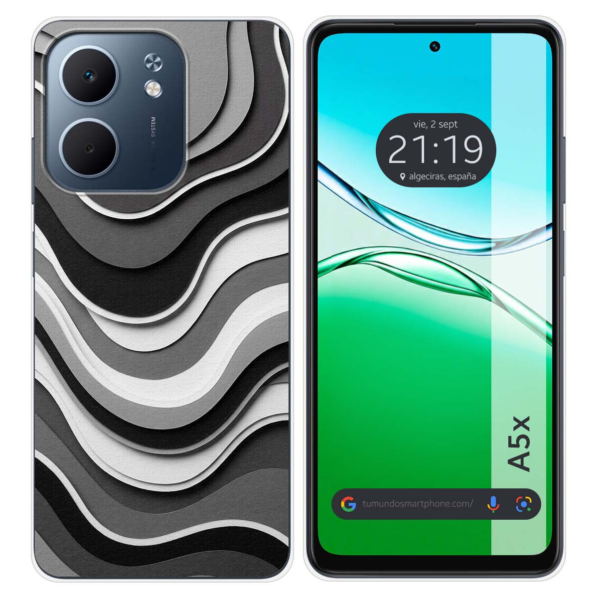 Funda Silicona para Oppo A5x diseño Splash 07...