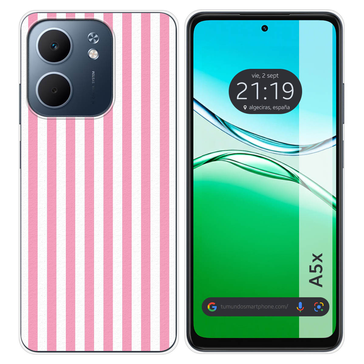 Funda Silicona para Oppo A5x diseño Lines 03...