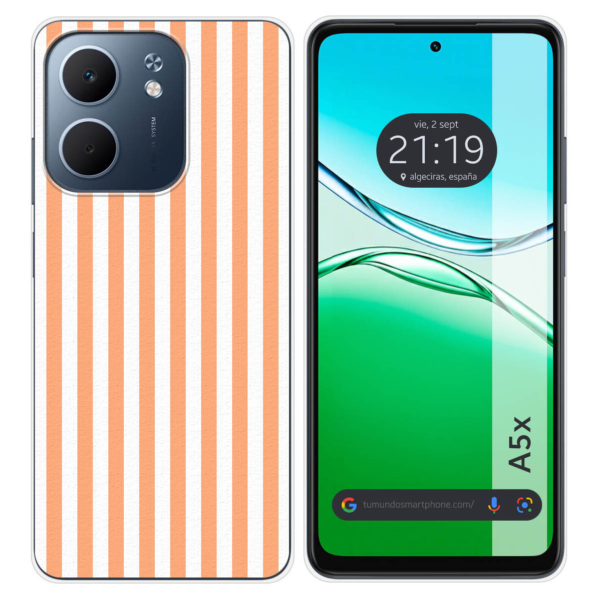 Funda Silicona para Oppo A5x diseño Lines 05...
