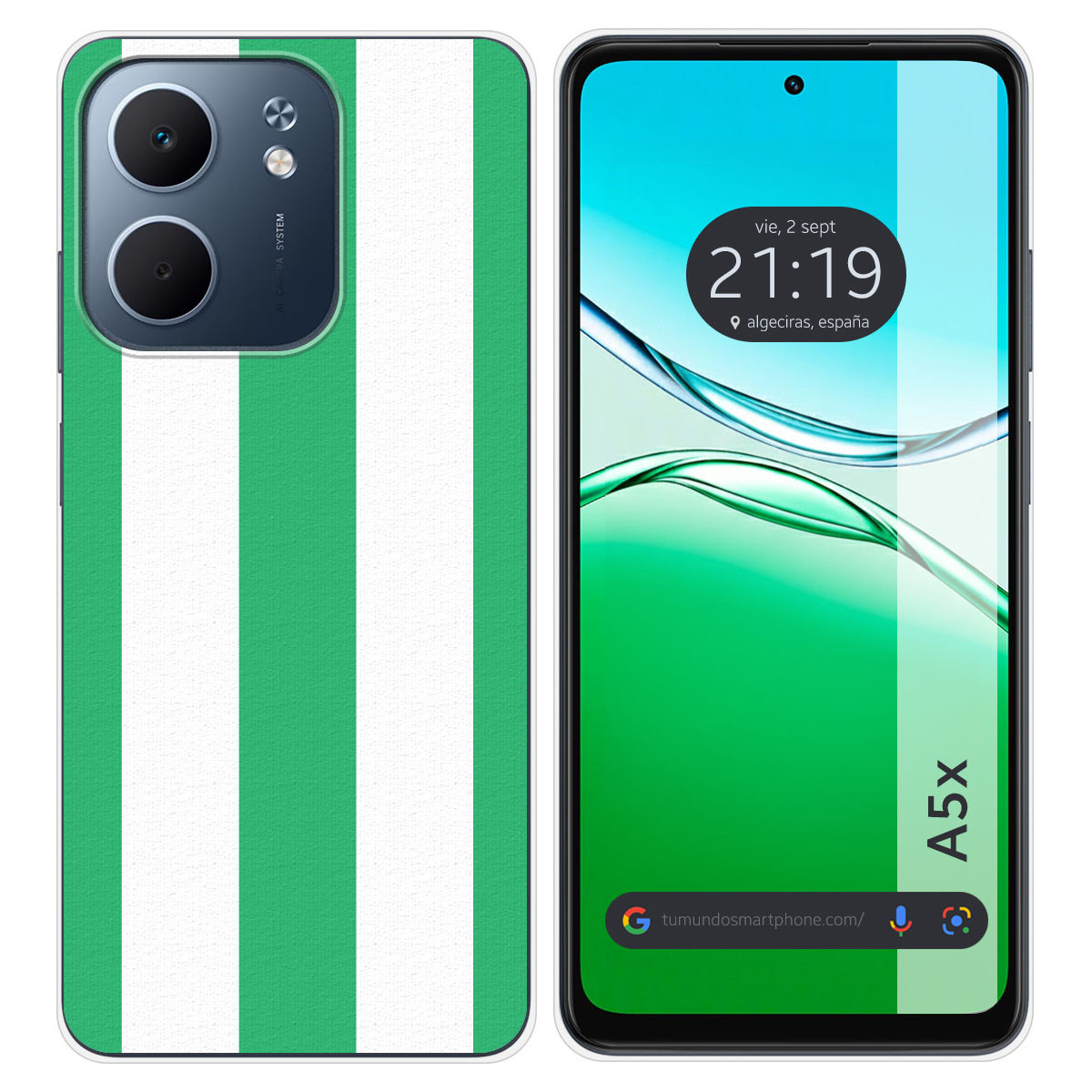 Funda Silicona para Oppo A5x diseño Lines 08...