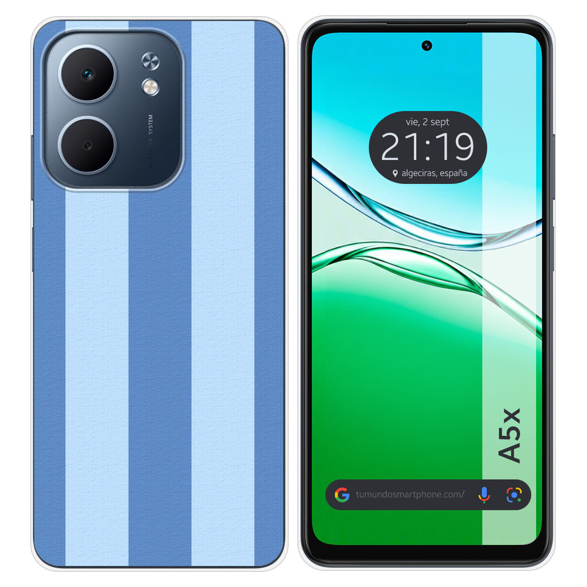 Funda Silicona para Oppo A5x diseño Lines 10...