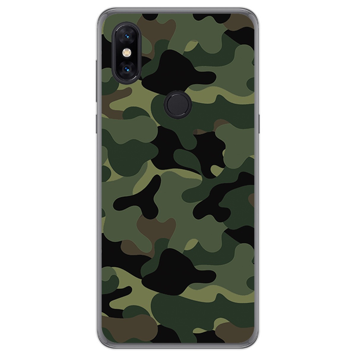 Funda Gel Tpu para Xiaomi Mi Mix 3 diseño Camuflaje Dibujos