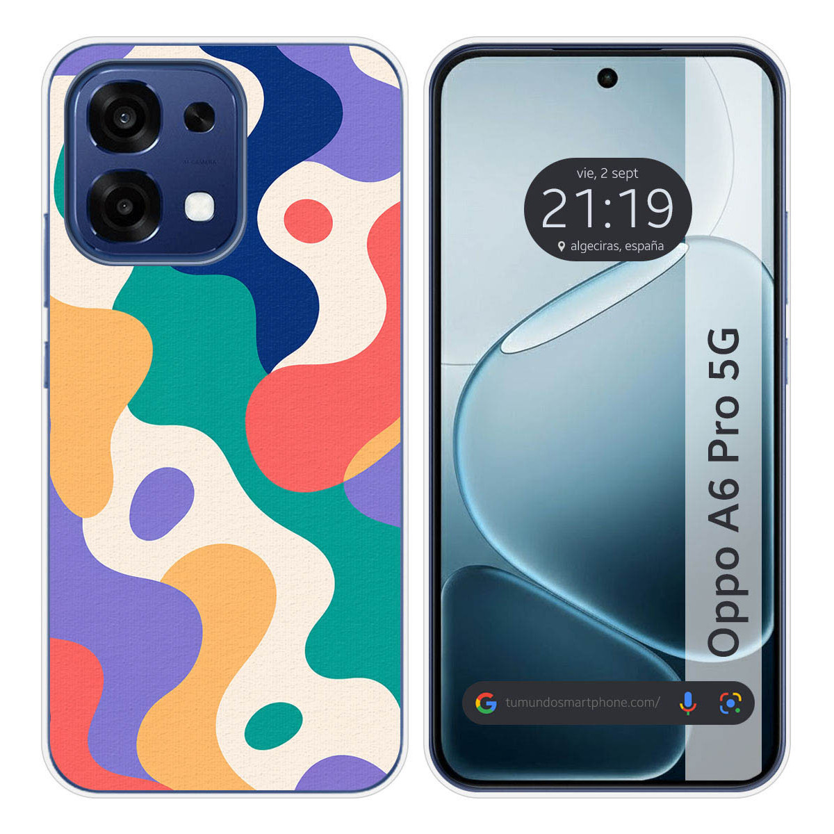 Funda Silicona para Oppo A6 Pro 5G diseño...
