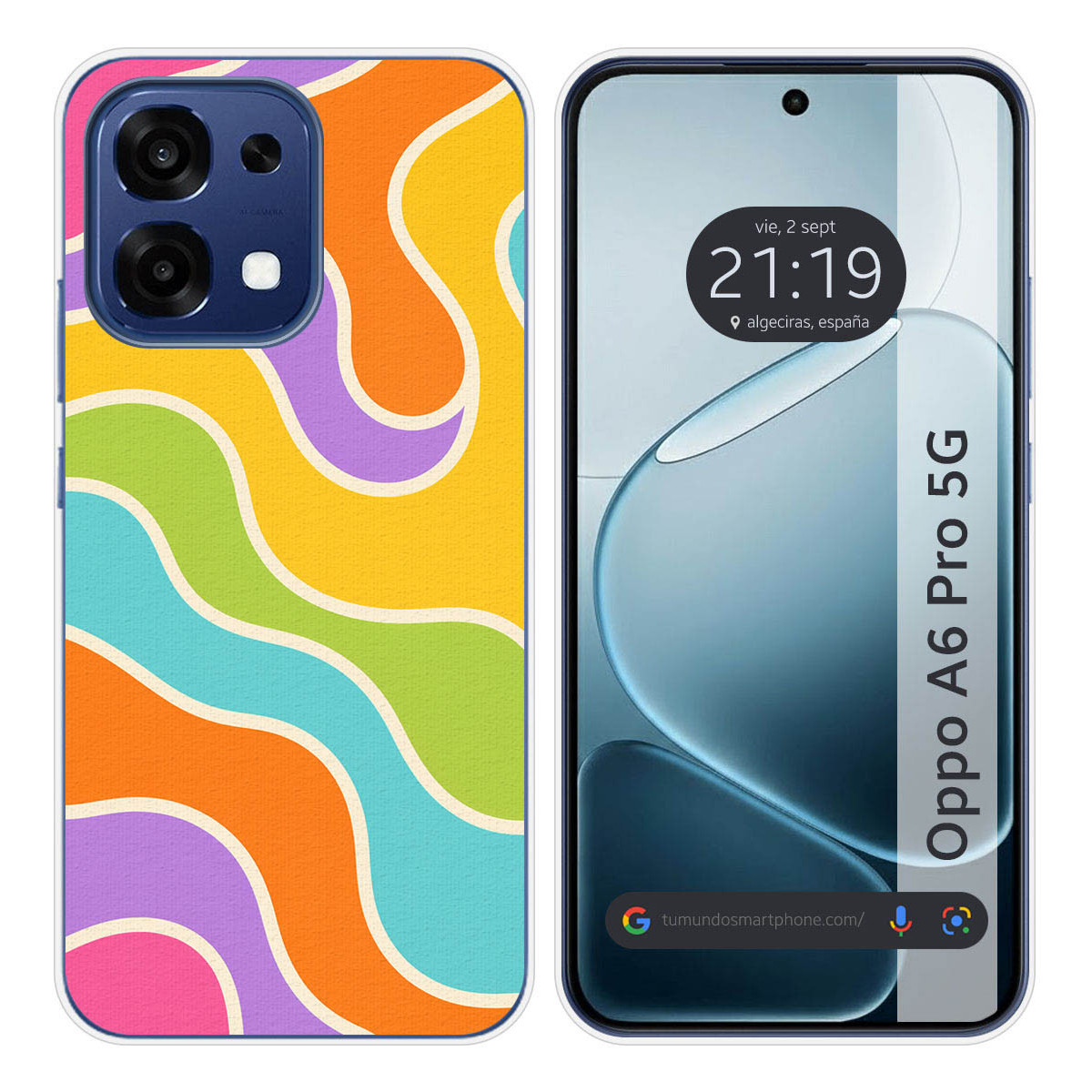 Funda Silicona para Oppo A6 Pro 5G diseño...