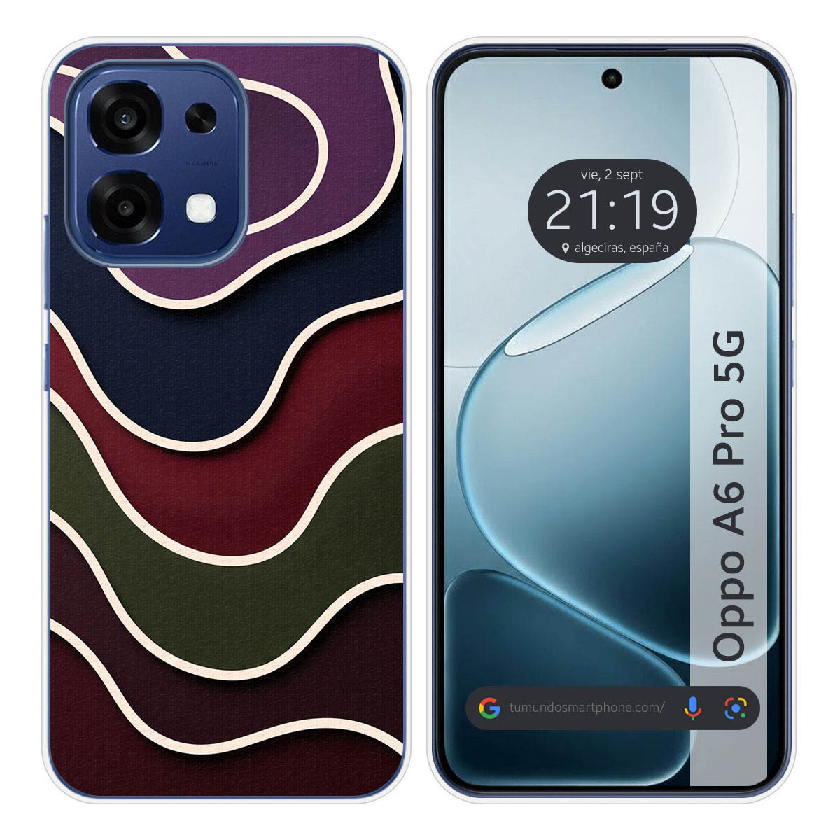 Funda Silicona para Oppo A6 Pro 5G diseño...