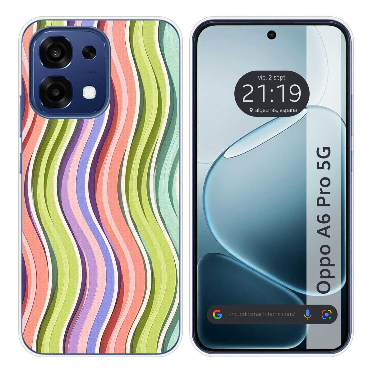 Funda Silicona para Oppo A6 Pro 5G diseño...