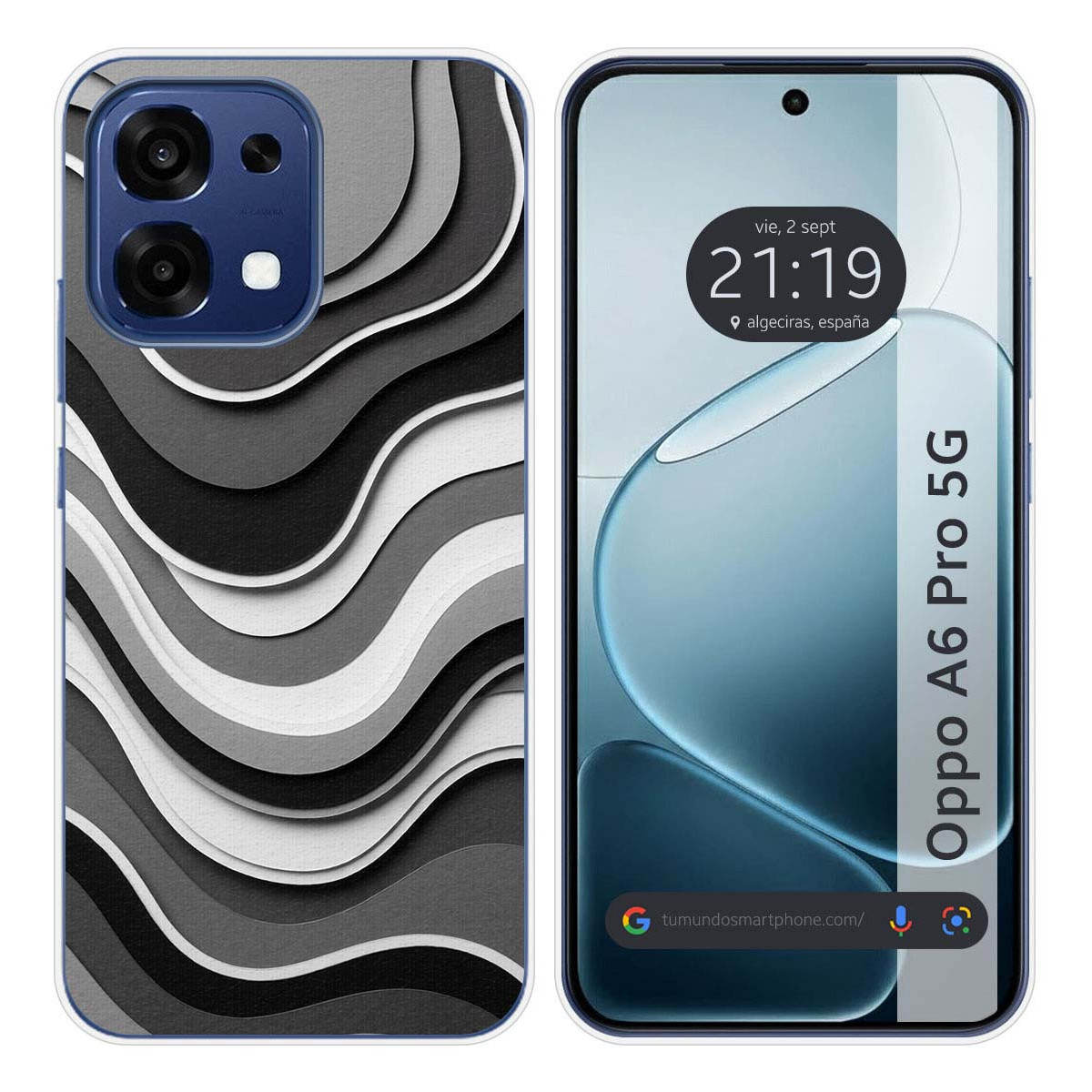 Funda Silicona para Oppo A6 Pro 5G diseño...