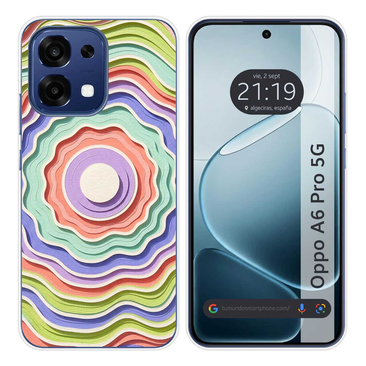 Funda Silicona para Oppo A6 Pro 5G diseño...