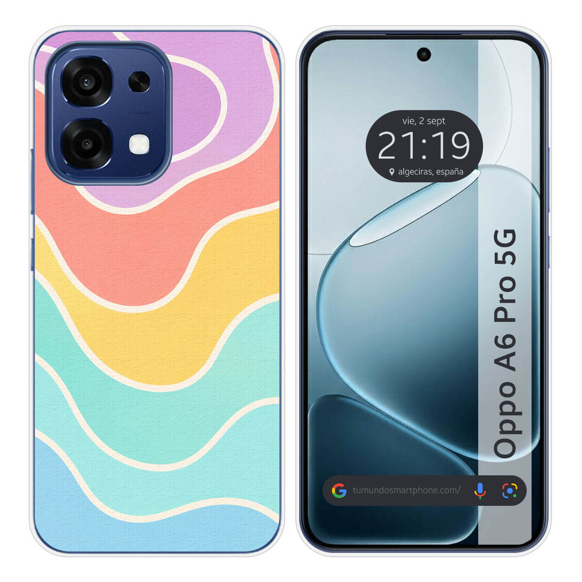 Funda Silicona para Oppo A6 Pro 5G diseño...