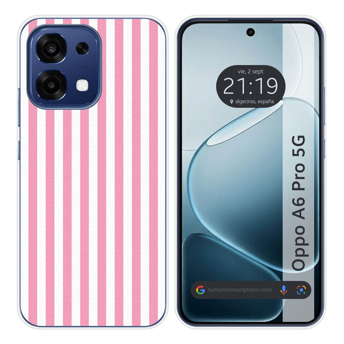 Funda Silicona para Oppo A6 Pro 5G diseño Lines...