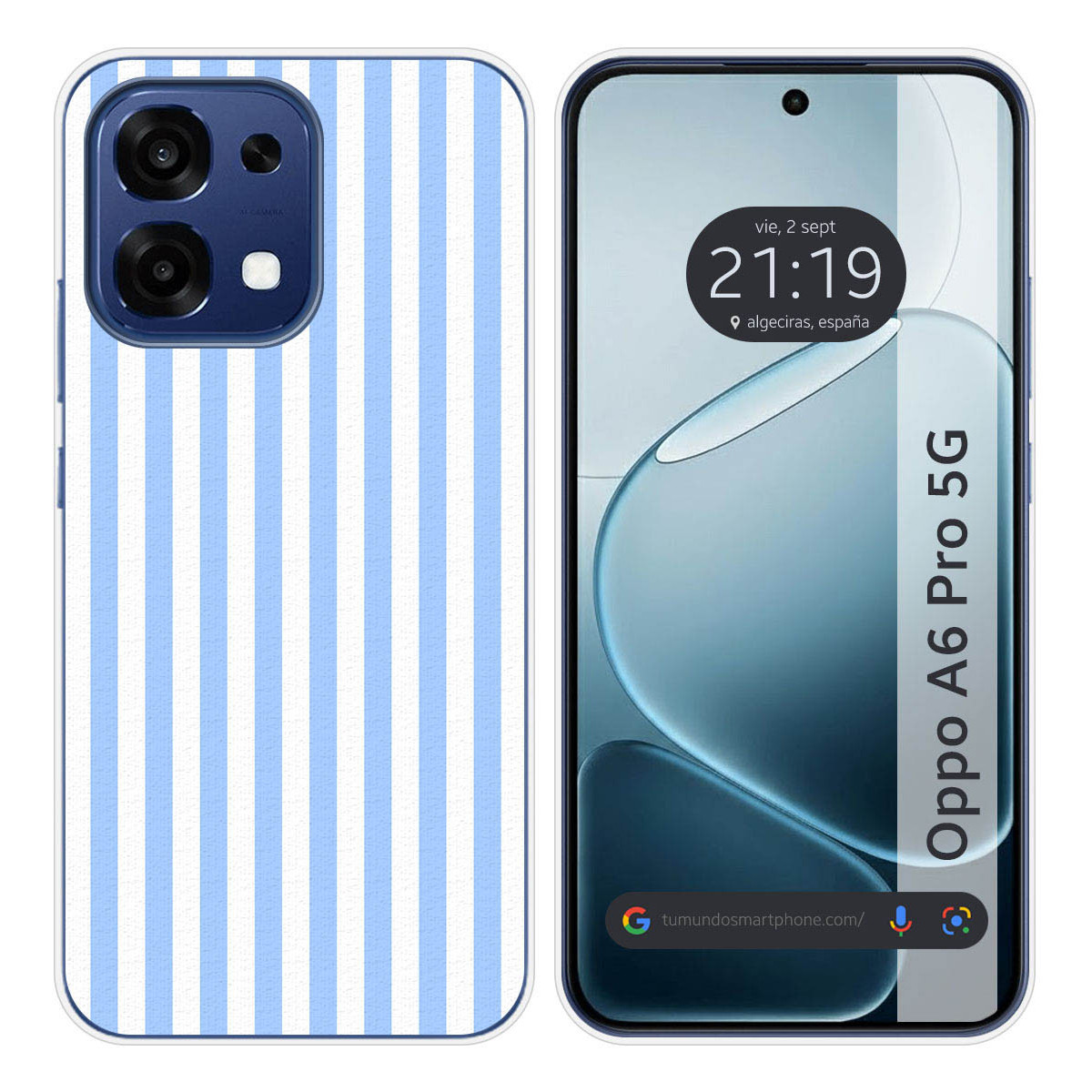 Funda Silicona para Oppo A6 Pro 5G diseño Lines...