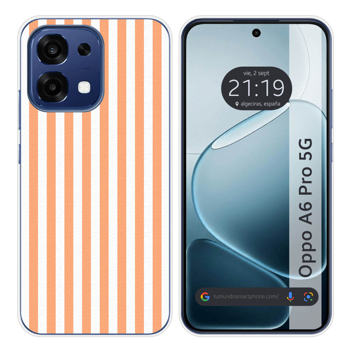 Funda Silicona para Oppo A6 Pro 5G diseño Lines...