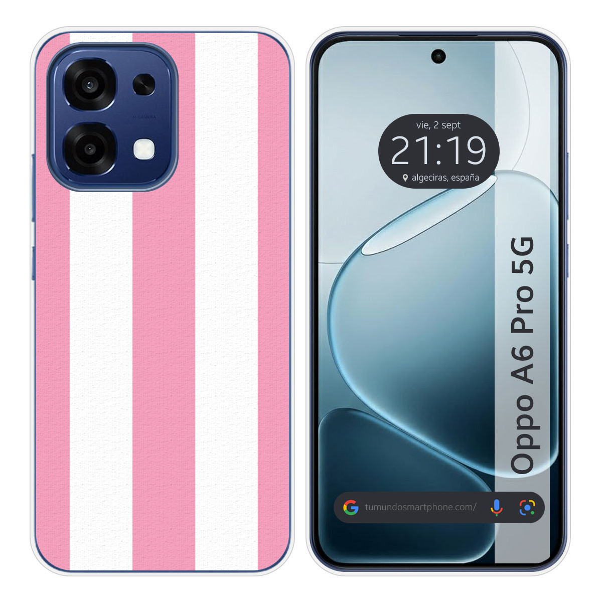 Funda Silicona para Oppo A6 Pro 5G diseño Lines...