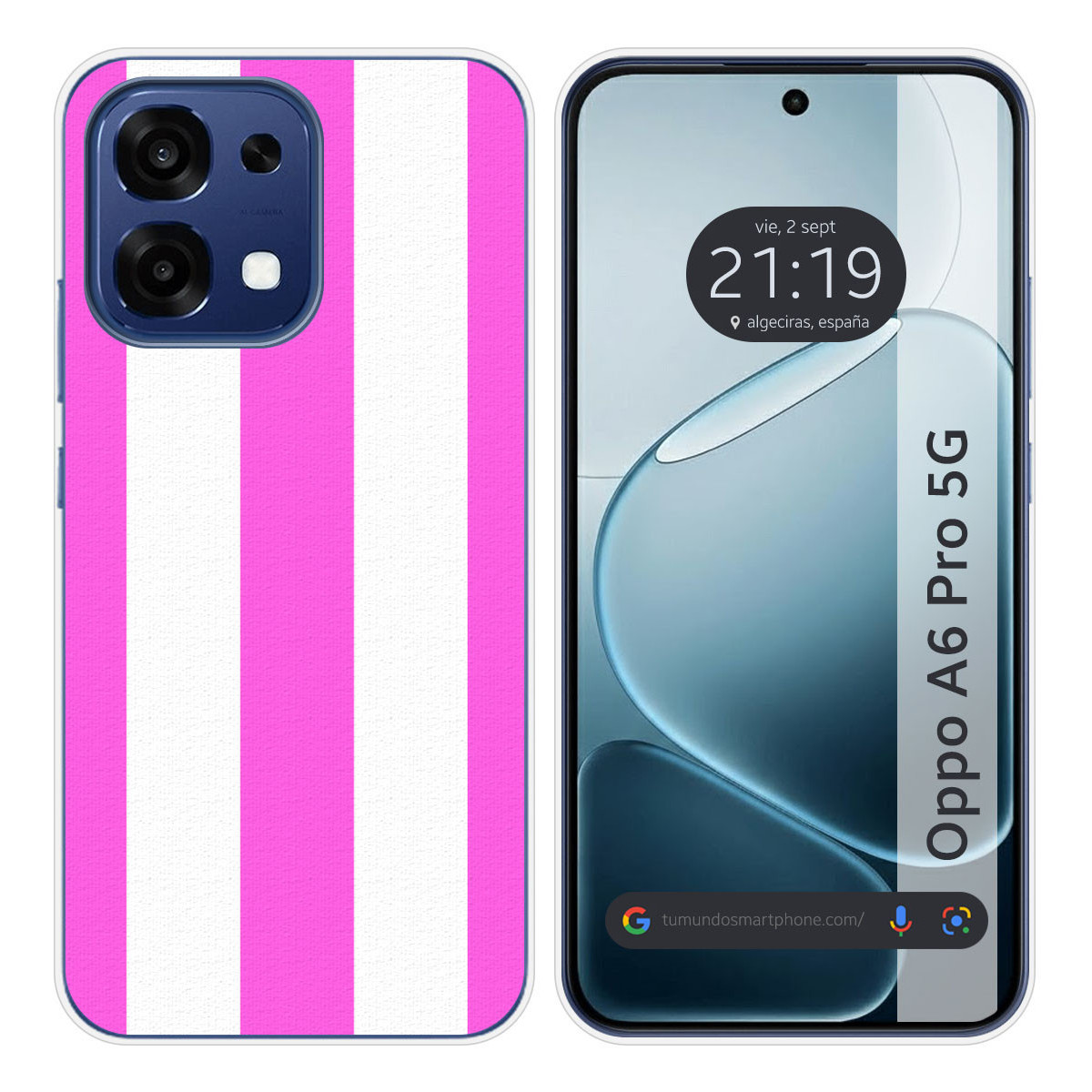 Funda Silicona para Oppo A6 Pro 5G diseño Lines...