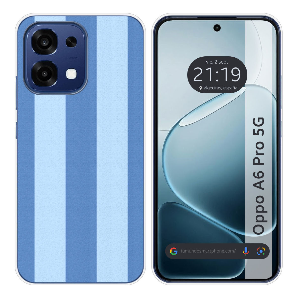 Funda Silicona para Oppo A6 Pro 5G diseño Lines...