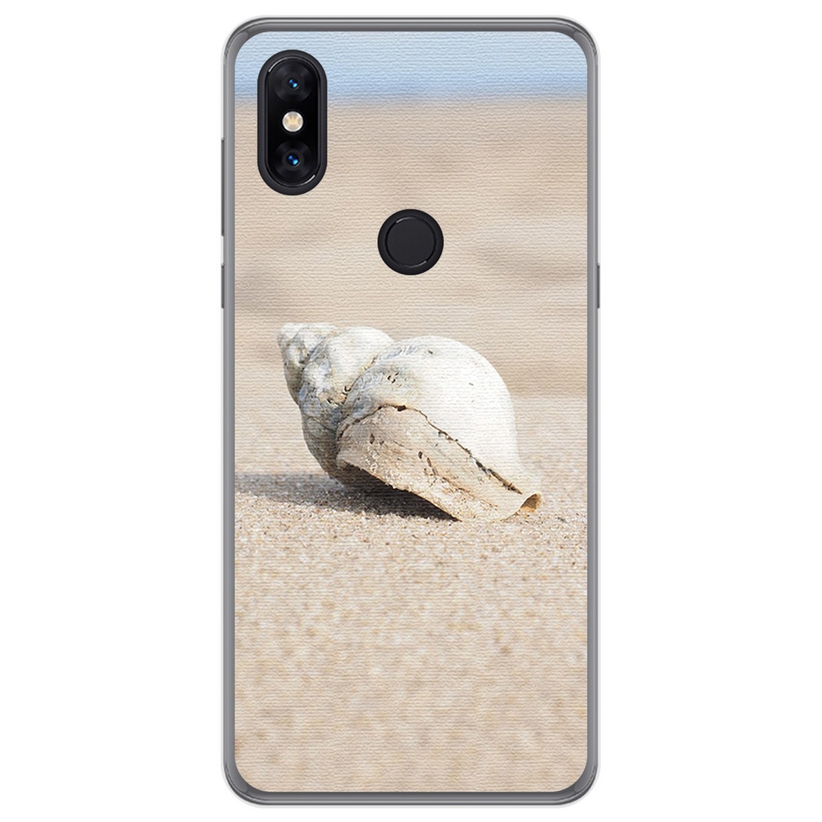 Funda Gel Tpu para Xiaomi Mi Mix 3 diseño Concha Dibujos