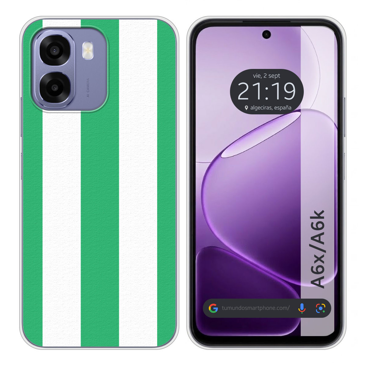 Funda Silicona para Oppo A6x / A6k diseño Lines...