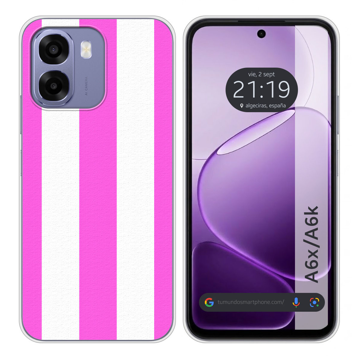 Funda Silicona para Oppo A6x / A6k diseño Lines...