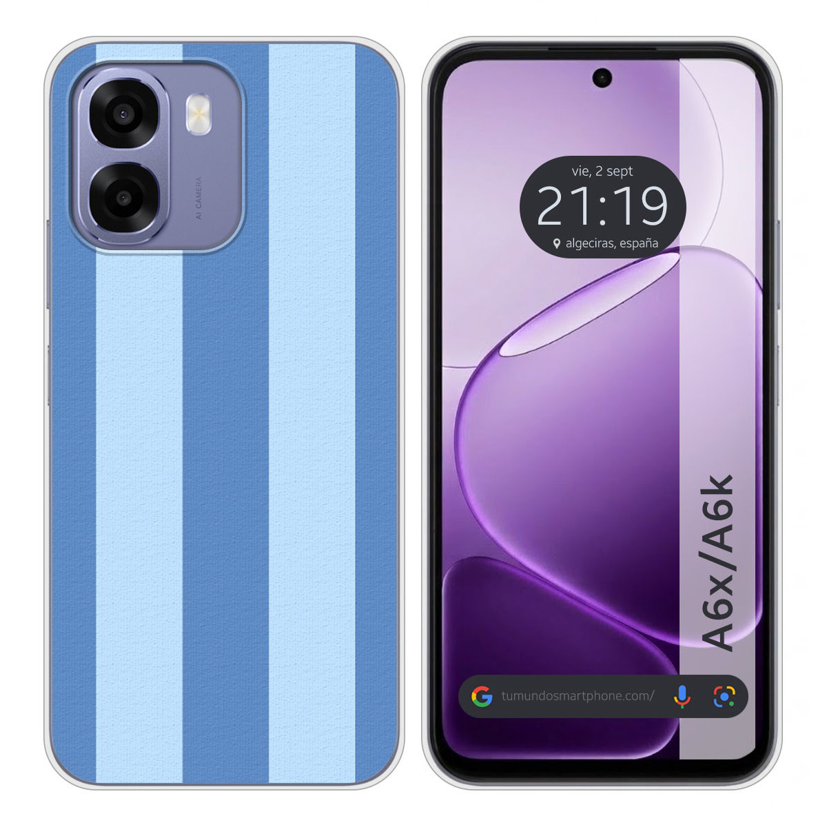 Funda Silicona para Oppo A6x / A6k diseño Lines...