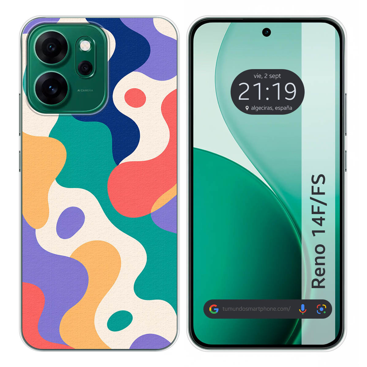 Funda Silicona para Oppo Reno 14 FS / 14FS 5G...