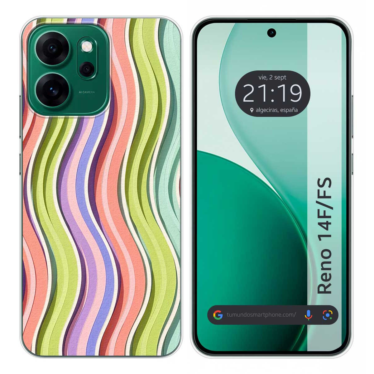 Funda Silicona para Oppo Reno 14 FS / 14FS 5G...