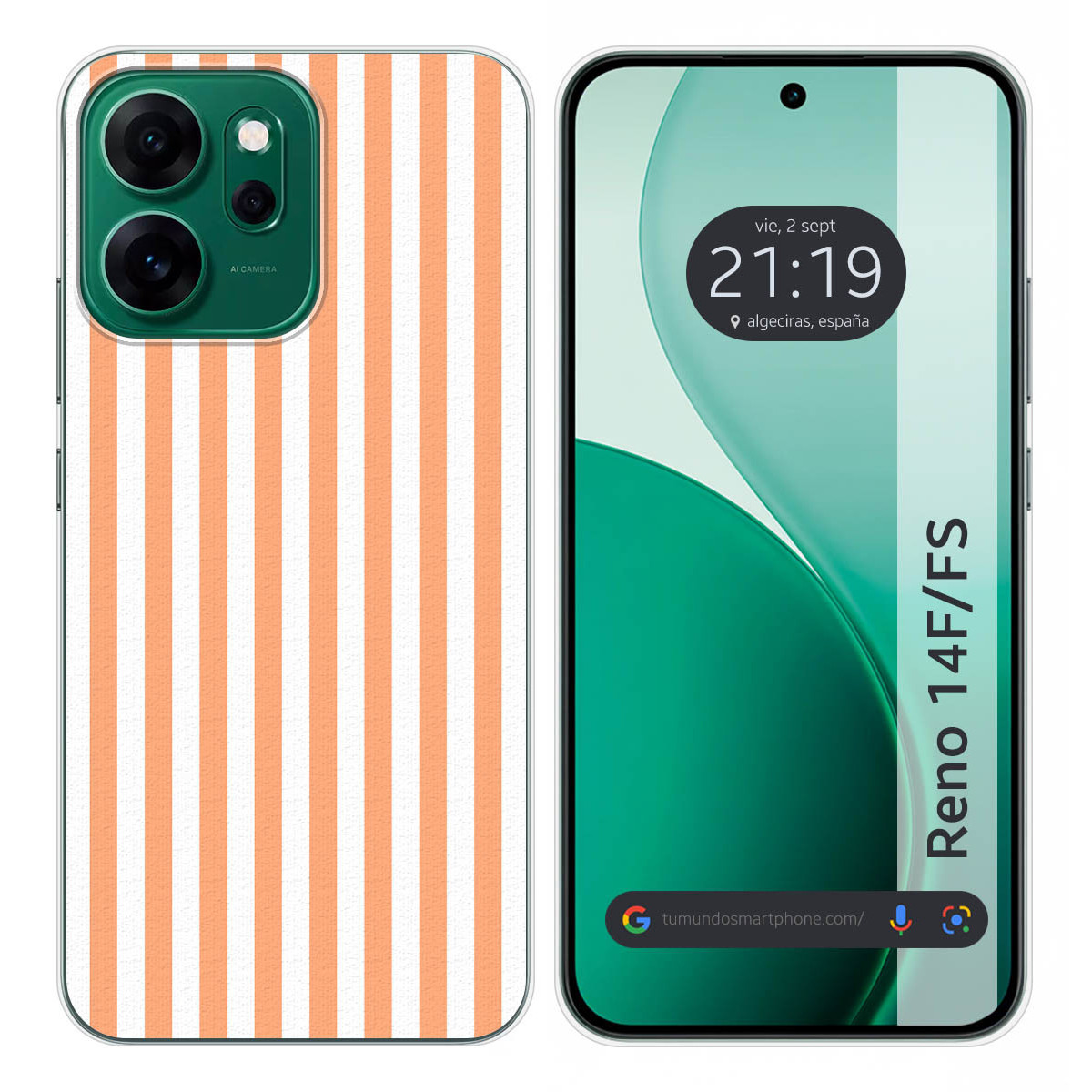 Funda Silicona para Oppo Reno 14 FS / 14FS 5G...