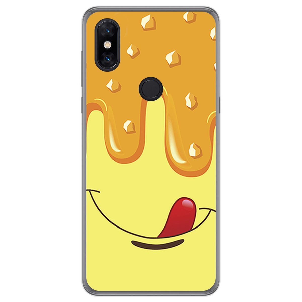Funda Gel Tpu para Xiaomi Mi Mix 3 diseño Helado Vainilla Dibujos