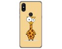 Funda Gel Tpu para Xiaomi Mi Mix 3 diseño Jirafa Dibujos
