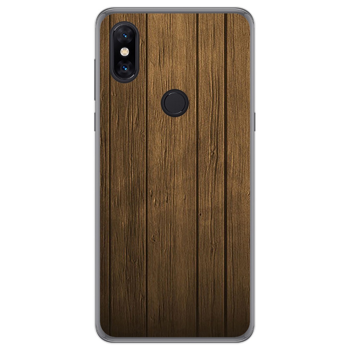 Funda Gel Tpu para Xiaomi Mi Mix 3 diseño Madera Dibujos
