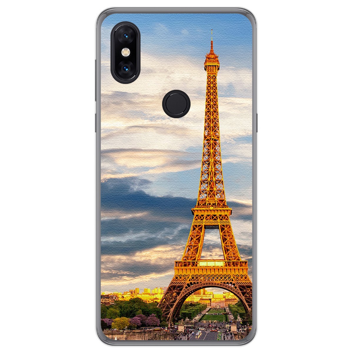 Funda Gel Tpu para Xiaomi Mi Mix 3 diseño Paris Dibujos