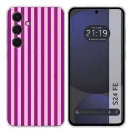 Funda Silicona para Samsung Galaxy S24 FE 5G diseño Lines...