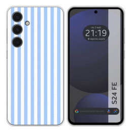 Funda Silicona para Samsung Galaxy S24 FE 5G diseño Lines...