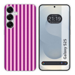 Funda Silicona para Samsung Galaxy S25 5G diseño Lines 01...