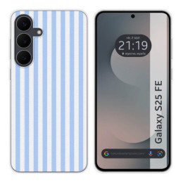 Funda Silicona para Samsung Galaxy S25 FE 5G diseño Lines...